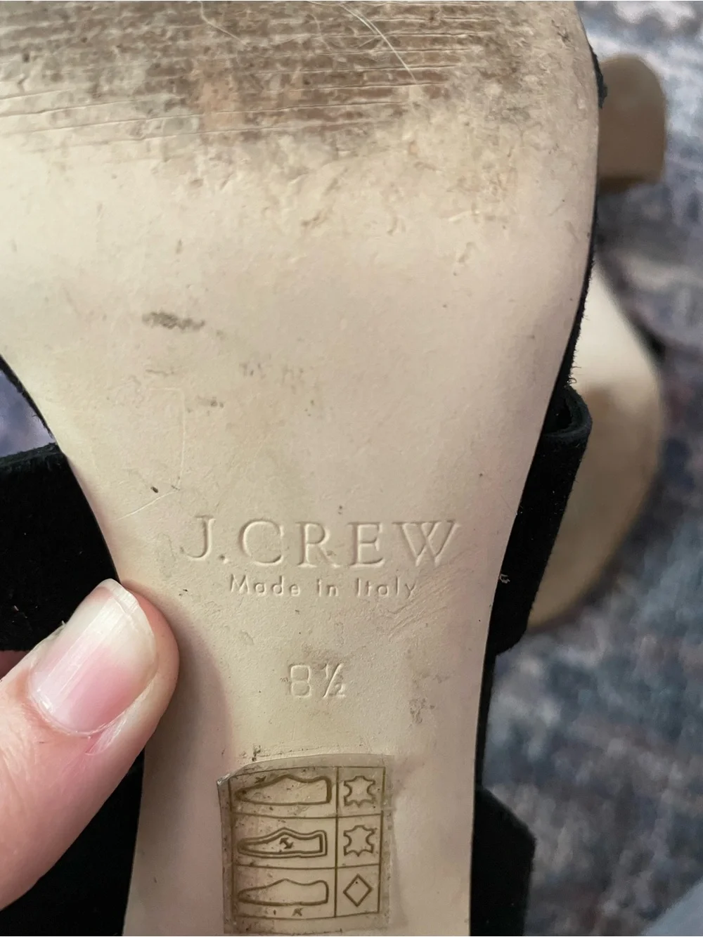 Jcrew womens gladiator pumps in suede